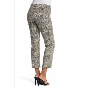 VERONICA BEARD Carolyn‎ High Rise Baby Boot Jeans snake print sz 32/14